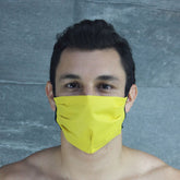 Masque facial unisexe en polypropylène McKillop Jaune CBPP-YE1 Taille unique
